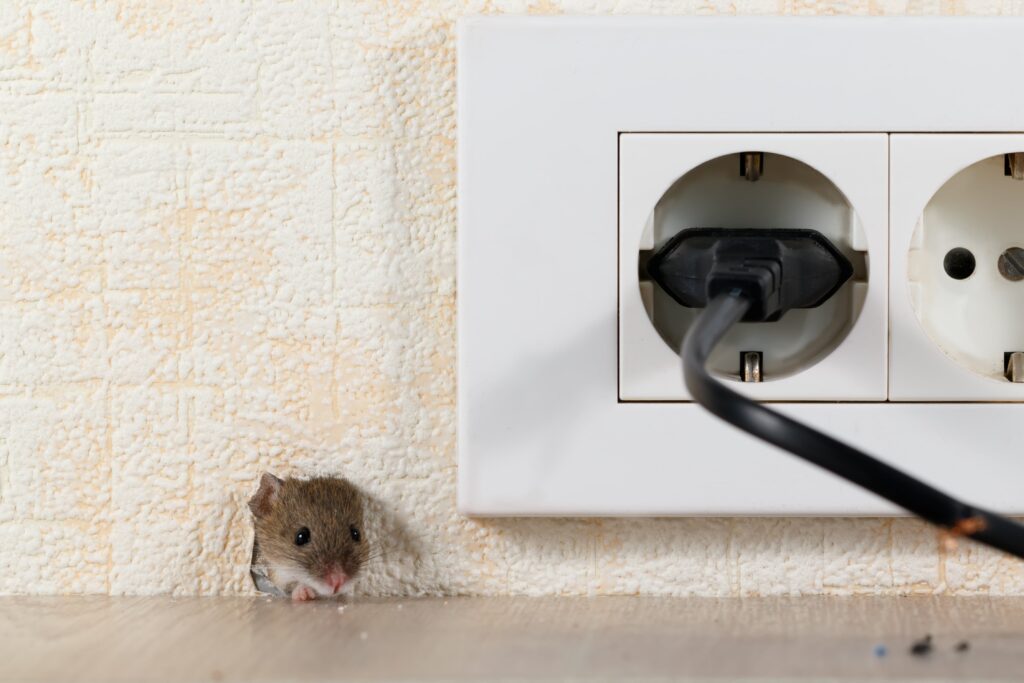 mouse in a hole